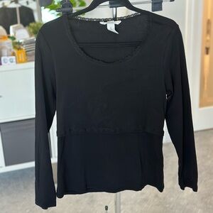 Maternity H&M Black Long Sleeve Women's Top